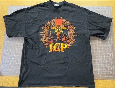 VINTAGE Insane Clown Posse T Shirt Men XL Extra Large Black Hip Hop Grunge