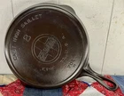 Vintage Griswold #8 704E Cast Iron Skillet Slant Logo