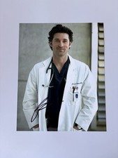 PATRICK DEMPSEY in-person signed autograph/autograph 20x25cm Grey's Anatomy