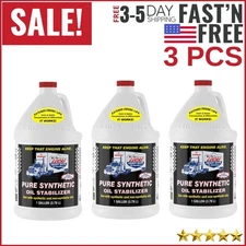 Lucas Oil 10131 Pure Synthetic Oil Stabilizer - 1 Gallon, Pack of 3