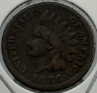 1886 Indian Head Cent, VG, Very Nice, Very Low Mintage! 🔥