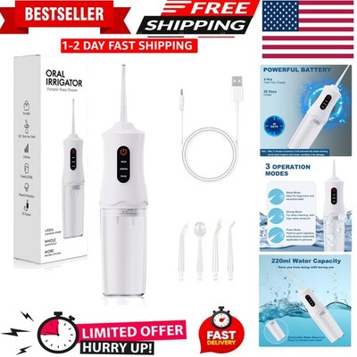 Electric Water Flosser for Teeth Professional Dental Pick for Orthodontic Sensit