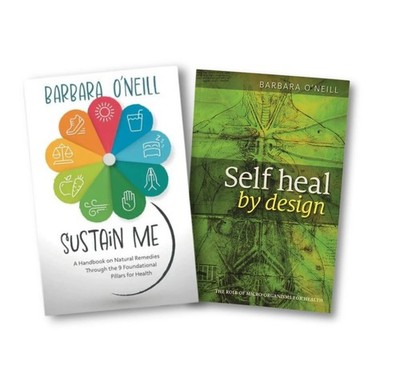 Zwei Bücher [Sustain Me] & [Self Heal By Design] Von Barbara O'Neill In English