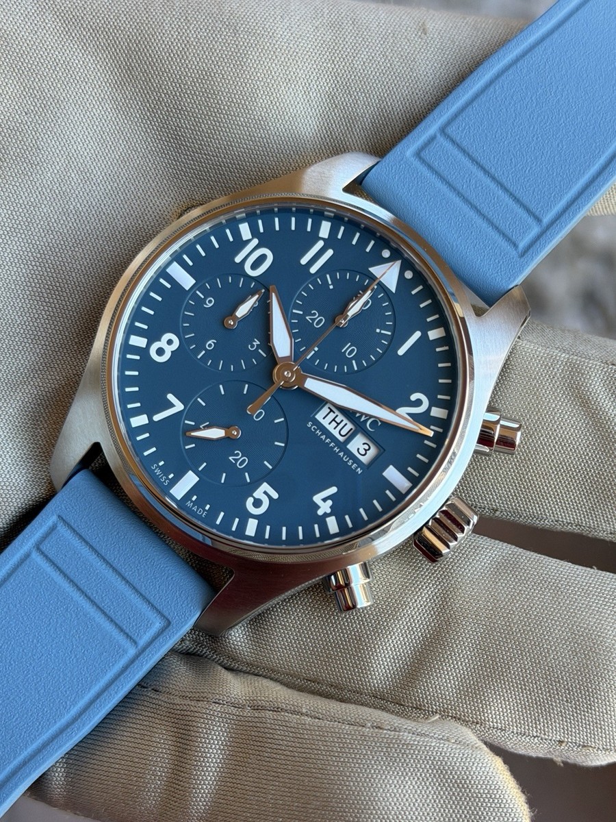 IWC Pilot Watch Chronograph 41 Pantone blue IW388117 | eBay