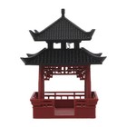 Miniature Pavilion Ornament: Zen Garden Statue - Asian Pagoda Sculpture - For