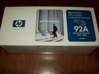 HP 92A LaserJet Print Cartridge (C4092A) 1100-3200b Series.  New in box.