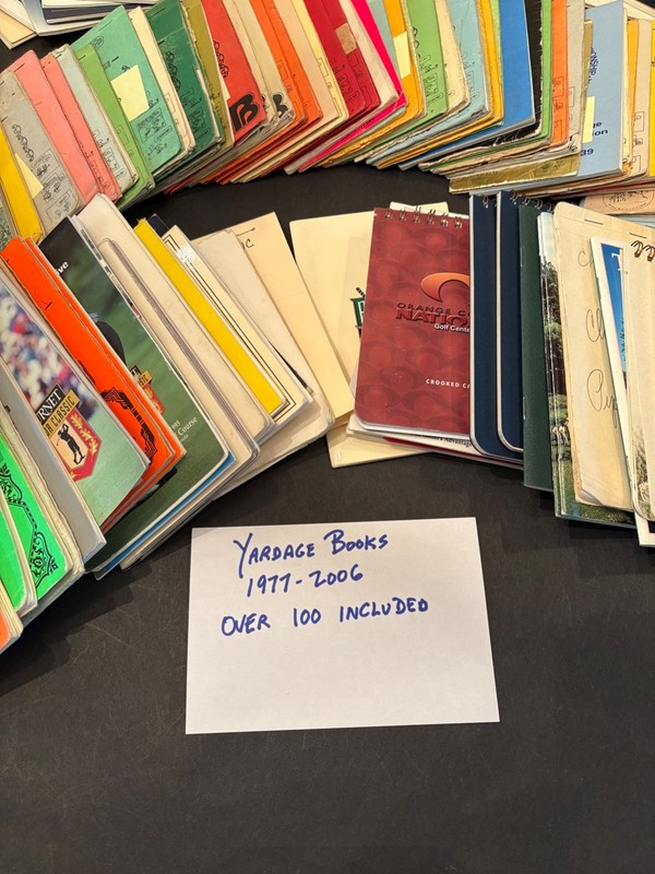 Vintage PGA Tour Yardage Books.  Over 100