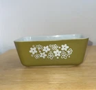 Vntg 70s Pyrex EUC Spring Blossom #502, Refrigerator/Ovenware Dish, No Lid