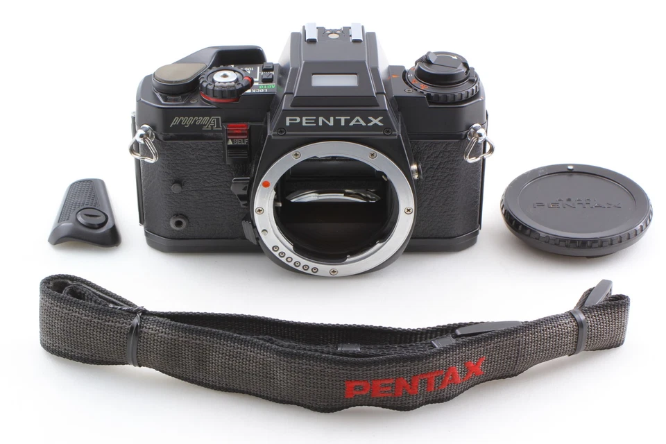 No US Duty [Exc + 5 w/ Strap] Pentax Program A SLR Camera Body From JAPAN - Imagen 2 de 4