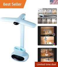 Elegant Adjustable LED Desk Lamp with Pen Holder for Efficient Workspaces