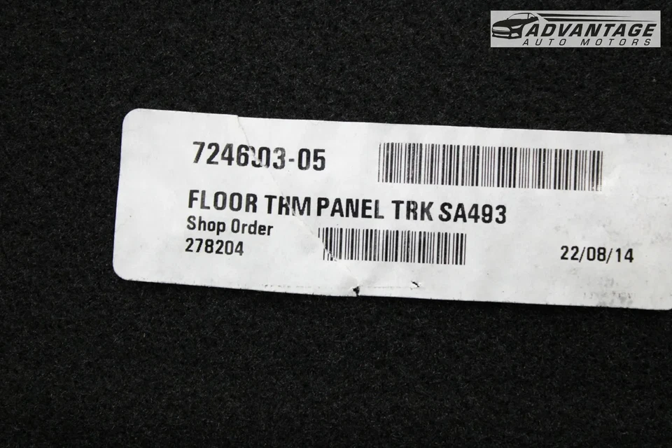 2013-2016 BMW 328I XDRIVE REAR TRUNK FLOOR LUGGAGE COMPARTMENT CARGO PANEL OEM - Image 4 of 4