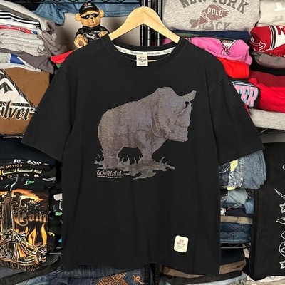 Y2K Ecko Untld Rhino Graphic Skater Grunge T Shirt Size Medium