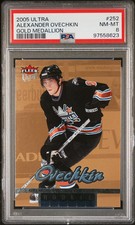 2005 Ultra Alexander Ovechkin #252 Gold Medallion PSA 8
