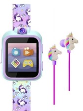 iTech Junior Children's Girls Earbuds Smartwatch Set - Purple Ombre Unicorn...