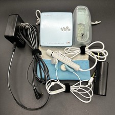 Sony MZ-EH50 Hi-MD WALKMAN Minidisc Player Blue Fully Tested Working