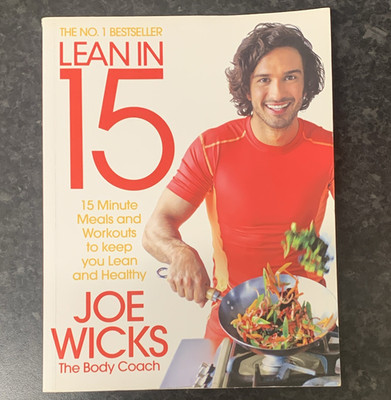Joe Wicks Lean in 15 The Shift Plan Paperback 2015 Recipes HIIT Fitness