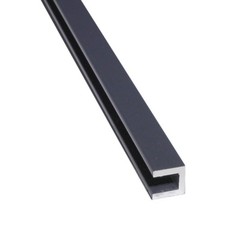 Alu U-Profil 20x20x20x2mm ANTHRAZIT RAL7016 1m Aluminium