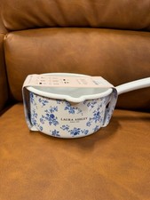 Laura Ashley Blue & White Floral Designed Milk Pan - Metal - 14cm - New