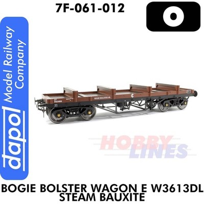 Drehgestell Bolsterwagen E W3613DL Dampfbauxit Spur 1:43 Spur O Dapol 7F-061-012