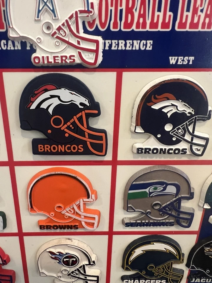 DE COLECCIÓN NFL DENVER BRONCOS TABLERO DE GOMA IMÁN NEVERA EDICIÓN 2025 NUEVO Foto 2 de 3