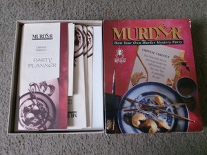 Bepuzzled Murder A La Carte Chinese take Out Game Complete