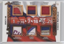 2017 Leaf Ultimate Compatriots 6/20 Vladimir Dzurilla Roman Cechmanek Turek 0c3