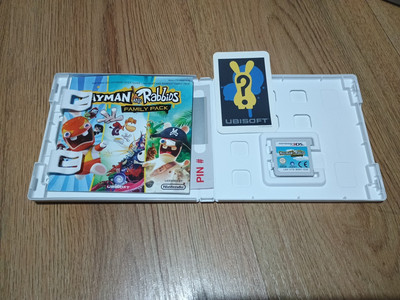 Rayman and Rabbids Family Pack (Nintendo 3DS) inkl. Anleitungsschein AR-Karte