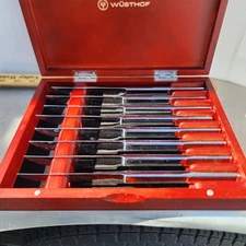 8 Pc Wusthof Stainless Steel Knife Set Filet