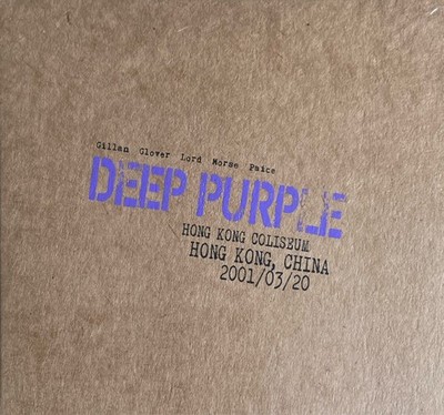 2xCD ALBUM DEEP PURPLE LIVE IN HONG KONG 2001 REMASTERED NR. 522 NEU / BLISTER