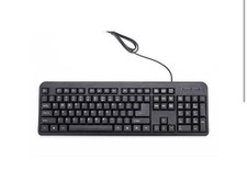 iMicro Wired USB Keyboard Black KB-US0803 104-Key English