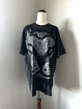 Givenchy Chito Washed Black Dog Graffiti Oversized T-shirt