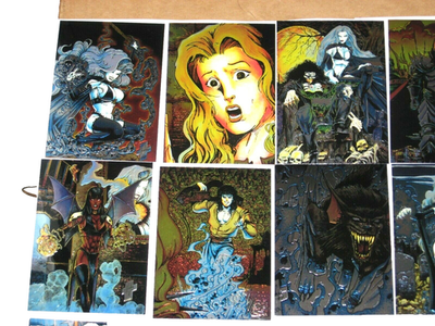 1994 LADY DEATH ALL-CHROMIUM SERIES 1 Krome Complete 100 Card Set