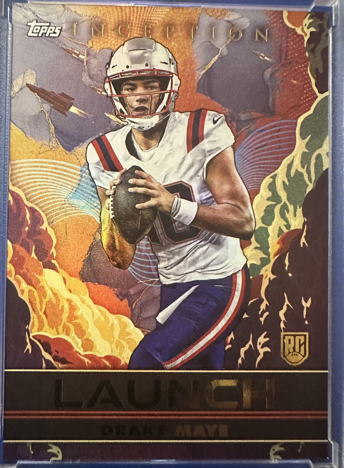 2024 Topps Inception -Drake Maye - Launch (RC) Rookie CASE HIT SSP