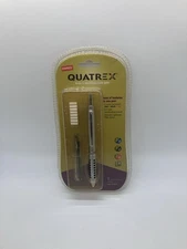 NEW RARE Staples Quatrex 3 Color Multifunction Ballpoint Pen Pencil Stylus Combo