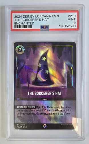 The Sorcerer's Hat graded PSA 9 for sale on eBay