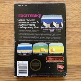 EXCITEBIKE 5-screw CIB w/ manual & box for Nintendo NES (1985), TESTED & WORKS!