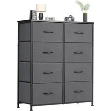 Dresser with 8 Drawers for Bedroom Organizer Storage Fabric Chest of Drawers