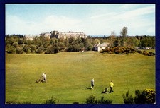 UNPOSTED POSTCARD, GLENEAGLES HOTEL FROM GOLF COURSES, PERTHSHIRE, SCOTLAND