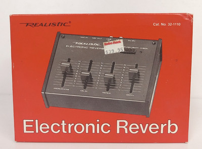 RadioShack Realistic Electronic Reverb (32-1110) - NEW IN BOX, NEVER USED!