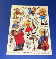 Vintage Suzy's Zoo Sticker Sheet