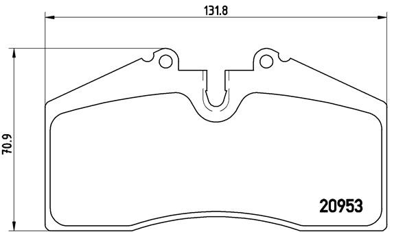 Brake Pads Set fits PORSCHE 911 964 3.3 Front 90 to 91 Brembo 92835139304 New - Image 15
