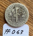 1946-D Roosevelt Dime 90% Silver First Year Denver Mint US Coin 10C — photo 2