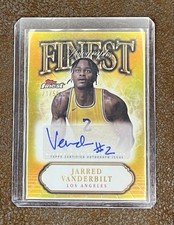2024-25 Topps Finest /50 Jarred Vanderbilt Gold Finest Autographs L.A. Lakers