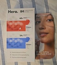 Hero Mighty Acne Patch 84 Total Patches 60 Original 24 Invisible Drug Free New