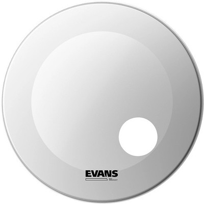 Evans EQ3 Coated White Resonant Bass Drumhead 18 in.