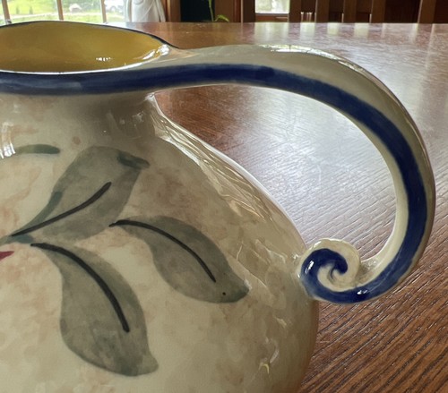 Vintage Signed Pitcher Pot #706 ASTRID BY ZENITH GOUDA Made in Holland - Picture 8 of 13