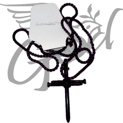 Christian Jewelry Assorted Stainless Steel Cross Pendant Necklace Unisex - Picture 17 of 17