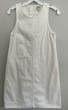 J. Crew Denim Shift Dress Knee Length Sleeveless Women’s Size 0