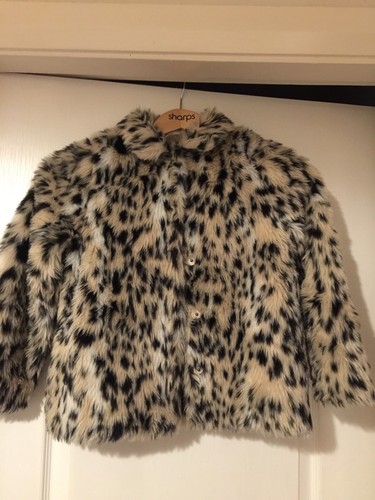 Girls Animal Print Mango Coat Girls Animal Print Mango Coat, Mango Leopard Print Coat