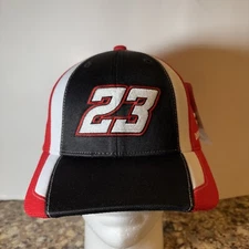 Bubba Wallace Checkered Flag Black/Red DoorDash Performance Adjustable Hat